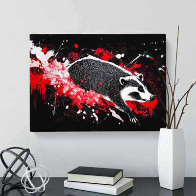 Badger Splash Vol.2 Abstract - Wrapped Canvas