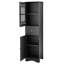 Armoire de salle de bain autoportante avec tablette réglable-2079933798