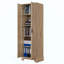 Armoire de rangement avec deux portes pour salle de bain, bureau, tablette réglable, panneau de fibres à densité moyenne-742480244