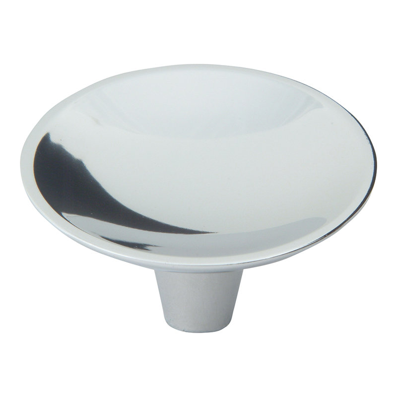 Dap 2" Diameter Round Knob, Polished Chrome, 2"