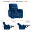 91.4cm Wide Wall Recliner Standard Recliner-322254550