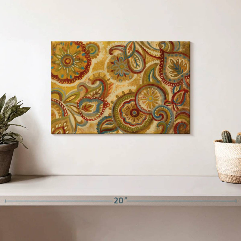 Kerner Mandala And Paisley, 8" H x 12" W
