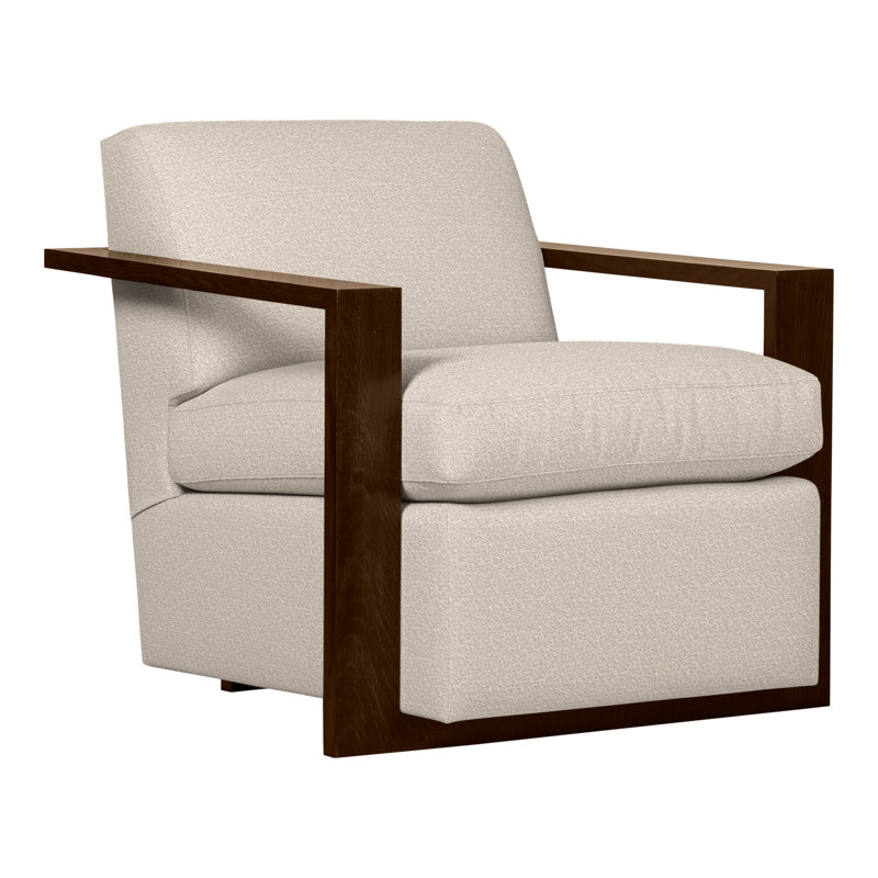 Thom Filicia Home 32" Wide Upholstered Armchair, Hampton, Nadia Steam