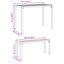 2 - Person Patio Dining Set with Rectangular Table-1850086314