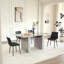 Chaises de salle à manger en cuir, chaises de cuisine en similicuir de style Mid-Century-9896391-9896393