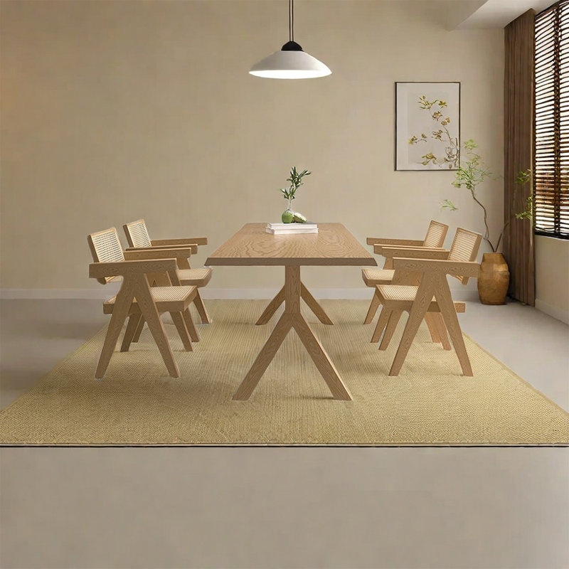 Ensemble de salle à manger rectangulaire, H 29,53 po x L 55,12 po x l 27,56 po