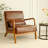 Ihar Faux Leather Accent Chair-1181930608