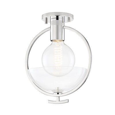 Plafonnier semi-encastré 1 lumière 9 po 