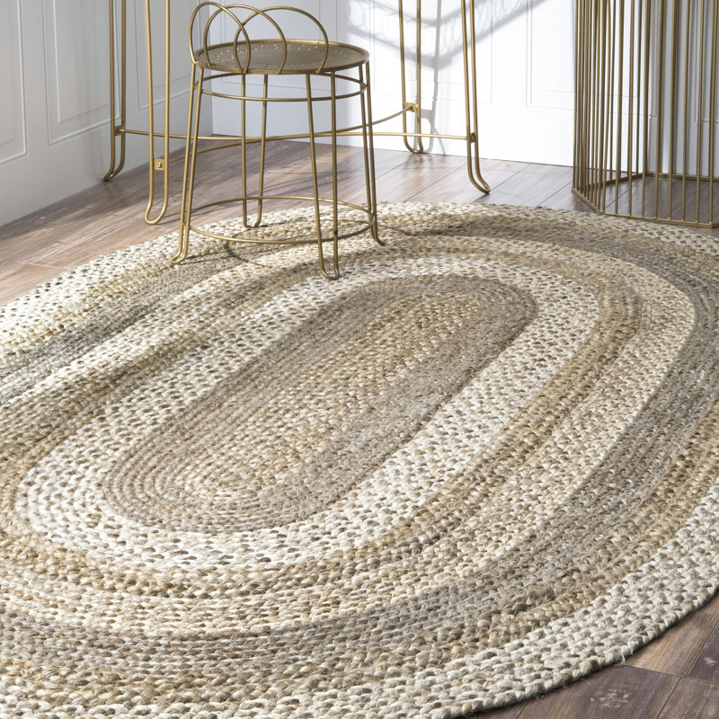 Tapis en jute Ansonia, Ovale 5 pi x 8 pi