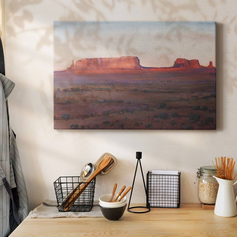Red Rocks at Dusk I-Gallery Wrapped Canvas, 24" H x 36" W