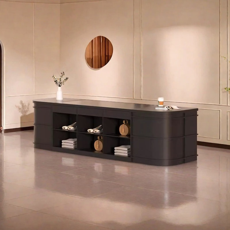 Armoire pour îlot central en verre Minimalist, H 35,43 po x l 94,49 po x P 23,62 po