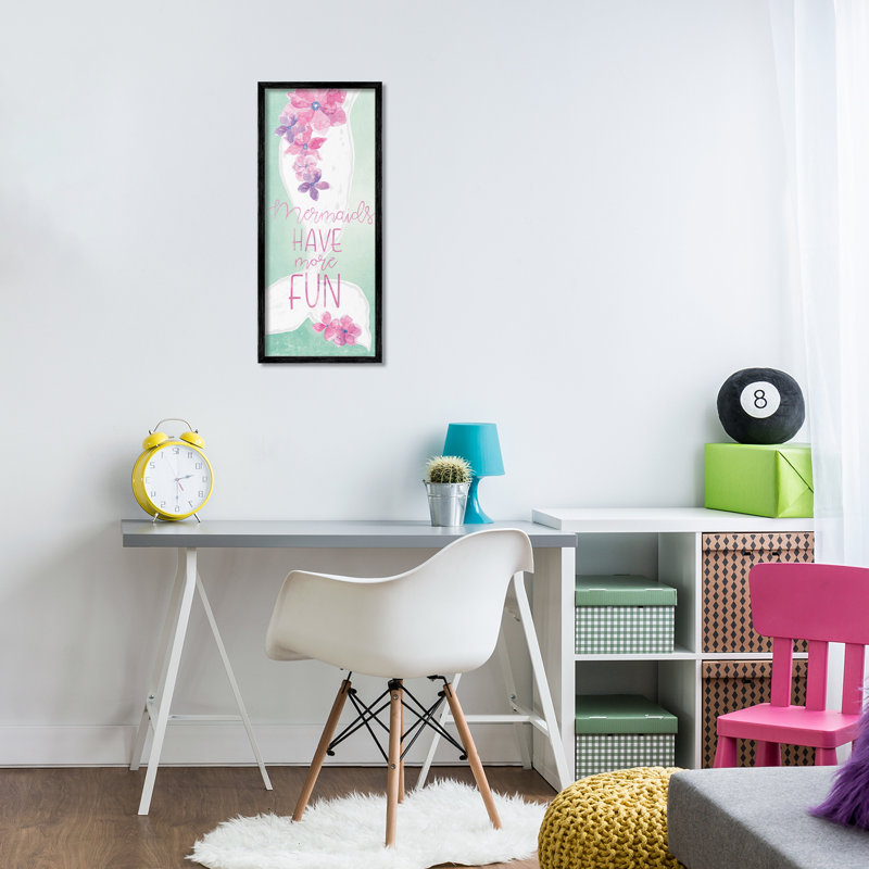 «Mermaids Have More Fun», estampe numérique, conception de Yass Naffas Designs, H 24 po x l 10 po