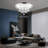 Modern Crystal Ceiling Light With Remote Control