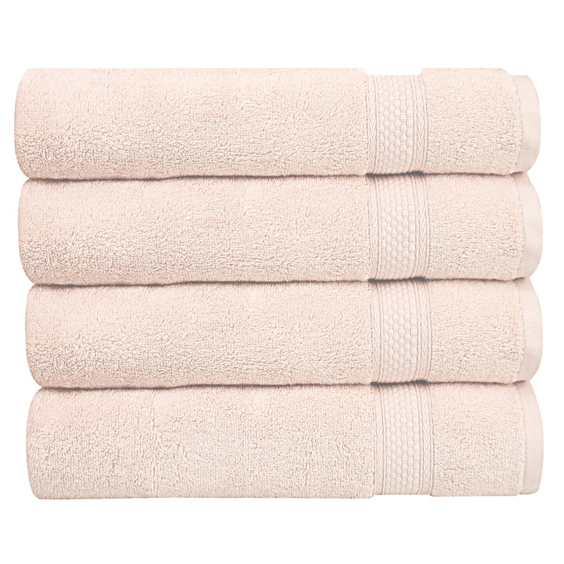 Tolna - Ensemble de serviettes de bain de qualité supérieure ultra-absorbant à séchage rapide, très absorbant, Pêche rosée