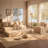 Haven 102" W x 63" D x 31" H 10-in-1 Corduroy Modular Sofa Sectional