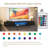 Floating Wall-Mounted TV Stand with 16-Color LED, 63" Modern Entertainment Center for 55-65" TVs-295531100