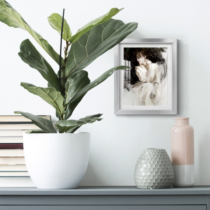 Corderius -Gallery Wrapped Canvas, 25.5" H x 17.5" W, Silver