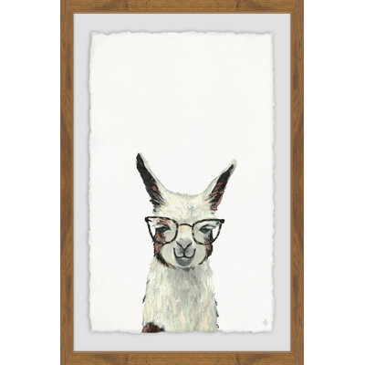 Jolly Llama - Single Picture Frame Print