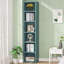 70.9" Narrow Corner Bookcase, Modern 6-Tier Cube Freestanding Display Shelf-252401420