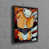 Black Floater Framed