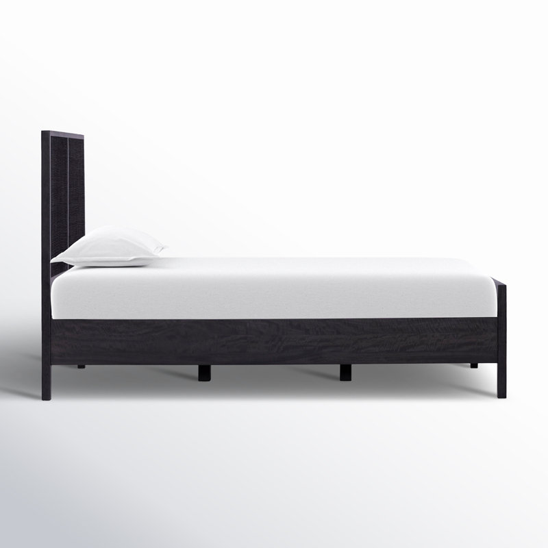 Sydney Bed, Twin, Black Wash W/ Black Cane