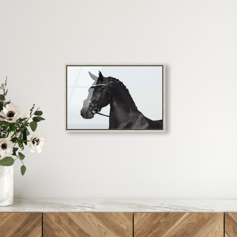 Midnight Majesty II Print by Oliver Gal, 16"H x 11"W, Silver Floater Frame