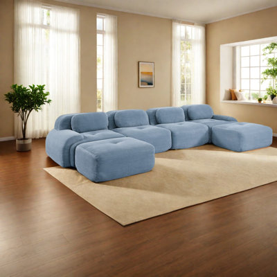 Comfortable Modular Sofas, Premium Corduroy Fabric, Ergonomic Design For Home