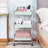 Stainless Steel Utility Rolling Cart, Metal Cart,3 Tier Rolling Cart,Utility Cart with Wheels,Bathroom Cart,Salon Trolley Cart,Kitchen Storage Cart-78878955