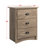 Cansel 23'' W  3-Drawer Nightstand, Tall Farmhouse Bedside Table with 3 Drawers, Traditional Storage for Bedroom, Living Room, Office, 16" D x 23" W x 29" H, Drifted Gray-959965751