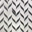Carreau de mosaïque murale en céramique 2 "x 3" Divine Sprig (0,86 pi. Ca. / feuille)-52031369