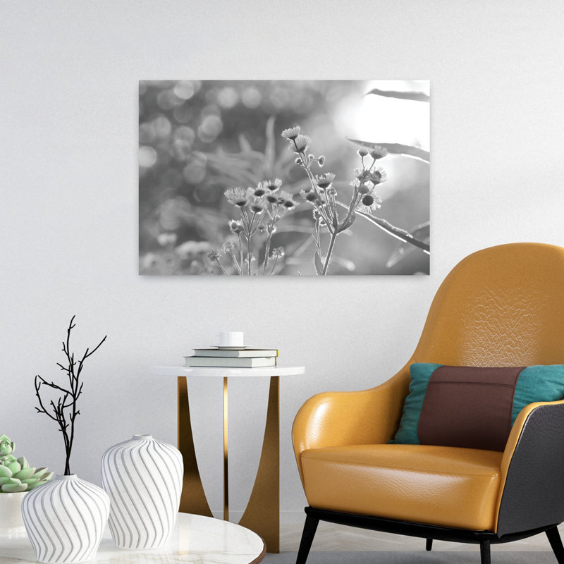 Fleurs sauvages III, art contemporain, H 24 po x l 16 po