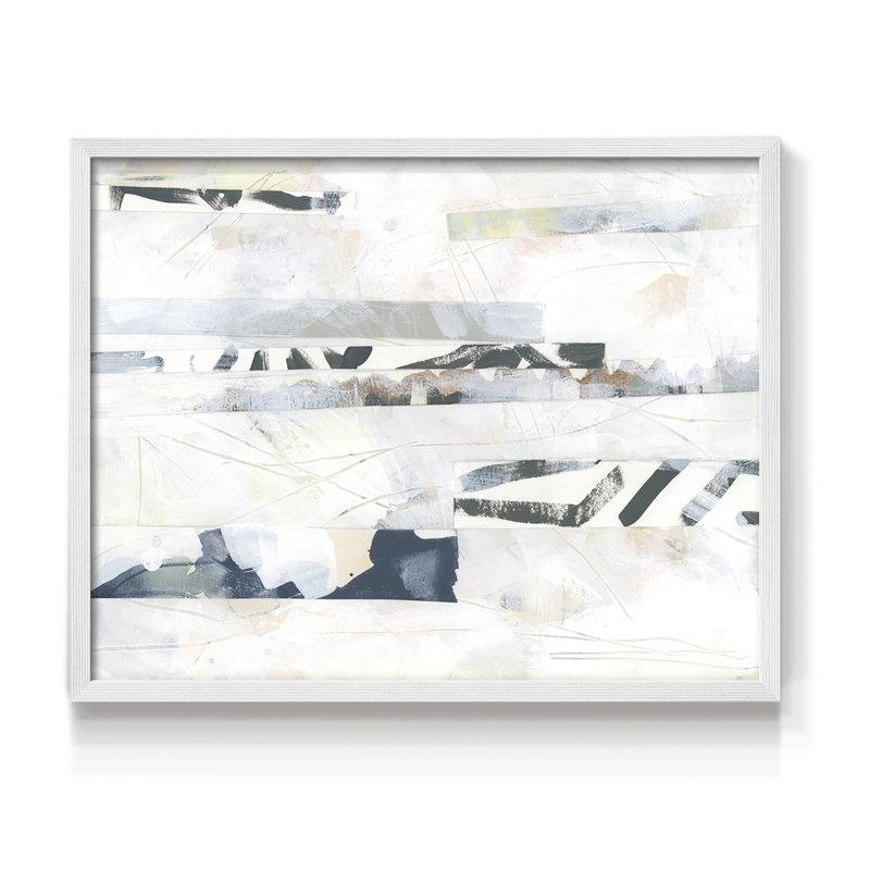 Pattern Camouflage I -Framed Print - Restickable, 22" H x 28" W, White