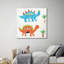 Jazon «Dino Duo», peinture sur toile tendue-407308599