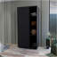 Armoire Boise, chambre à coucher, noir-2139466115