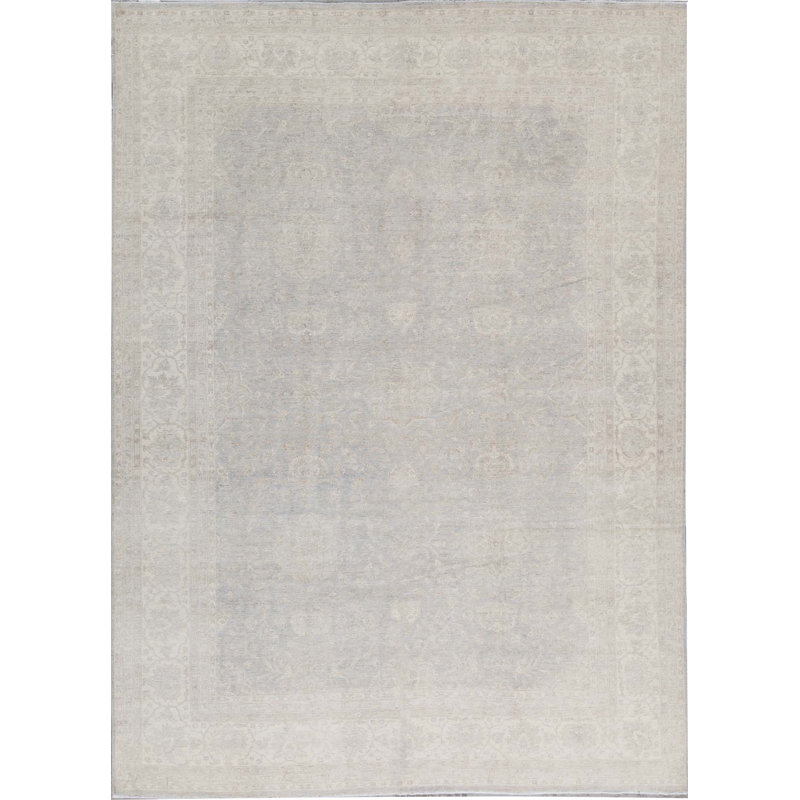 Ziegler Hand-Knotted High-Quality Gray/Beige Area Rug