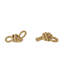 Toscani Paper Woven Knot Decorative Brown Sculpture Set