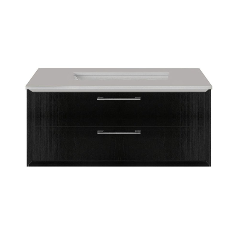 Gemelli 30'' W Single Stone Vanity Top, Polished White