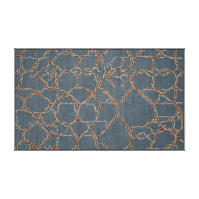 Machine Washable Gray Area Rug