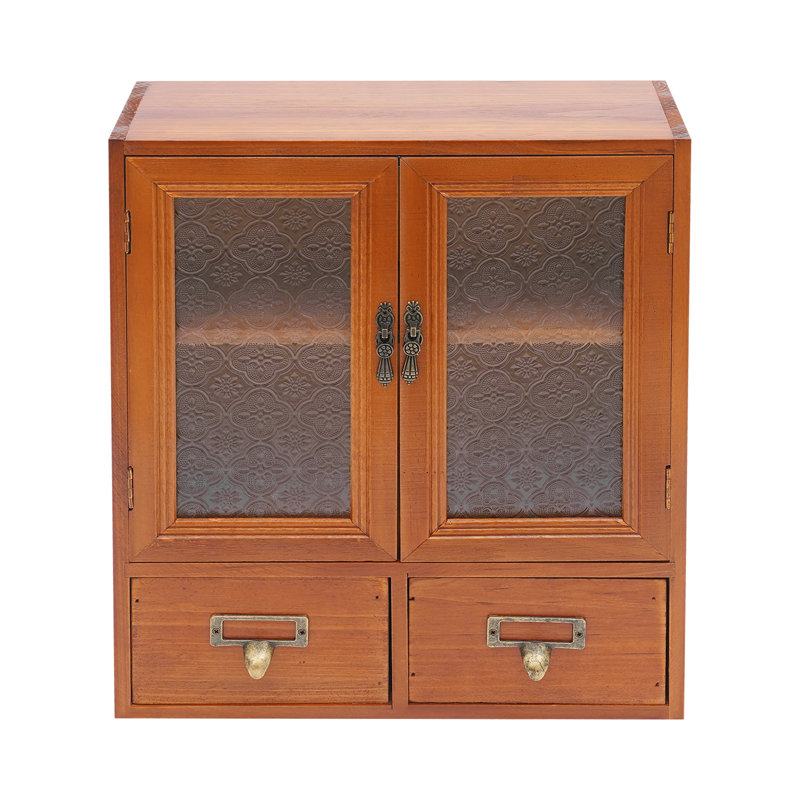 Boîte de rangement de tiroir de bureau en bois