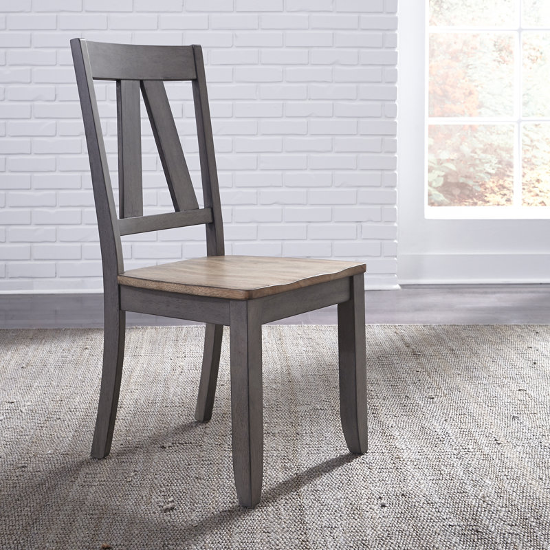Ensemble de table de salle à manger à tréteaux 4 personnes avec rallonge papillon Keswick, 5 pièces: table, 4 chaises, Brun