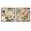 Baldock - Ensemble de 2 collages carrés botaniques abstraits-101855255-101855258
