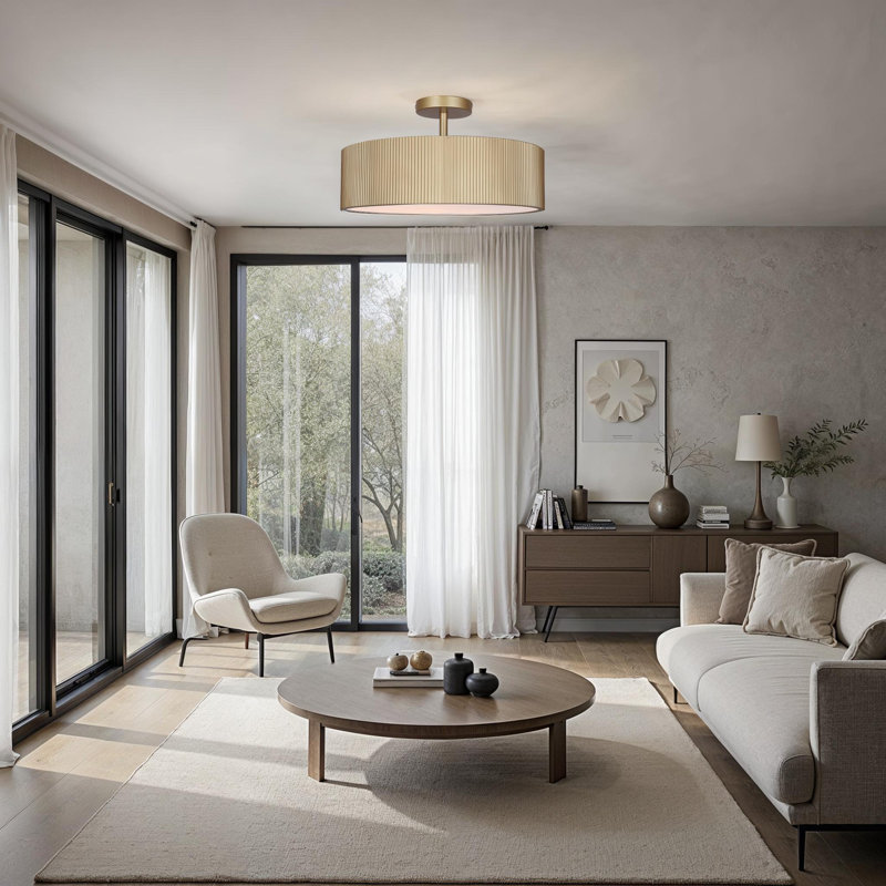 Durham 2 Light Semi Flush