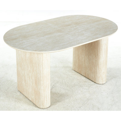 Table de salle à manger pour 4 à 6 personnes, pieds extensibles, faible taux de service après-vente, pieds de bureau en chêne blanc américain, table basse élégante et confortable