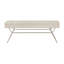Banc contemporain tapissier Beige