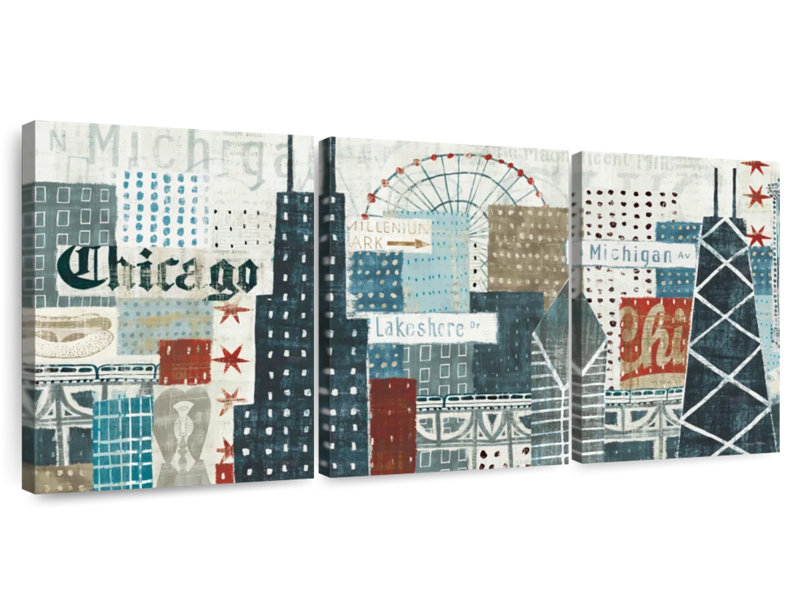 Senne Hey Chicago, H 36 po x l 74 po