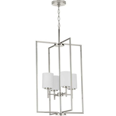 Lustre rectangulaire à 4 lumières Steelville
