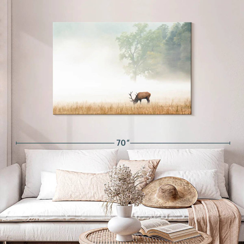 Cataloochee Elk, 30" H x 45" W