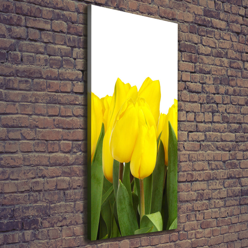 Yellow Tulips - Wrapped Canvas Print