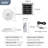 LED Solar Ceiling Pendant Lights With Remote Control Garden Wall Lamp Waterproof