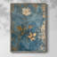 Reproduction encadrée FLORAL Series XLIV - bois massif-944445197